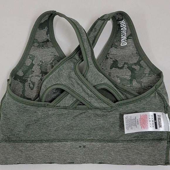 ✨Army Green Gymshark Camo Sports Bra✨ - Picture 5 of 5
